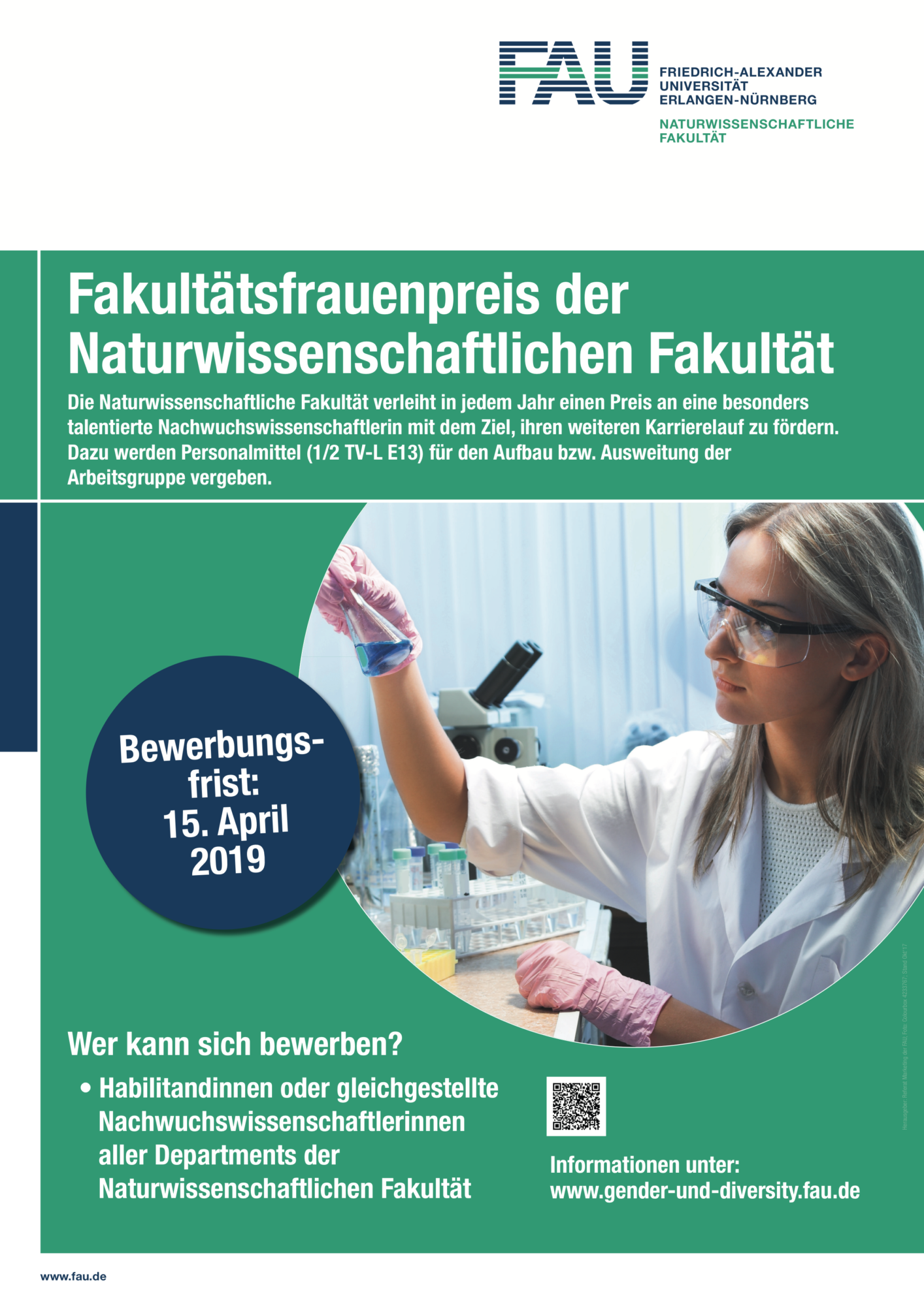 Zum Artikel "The Faculty of Sciences’ Women’s Prize"